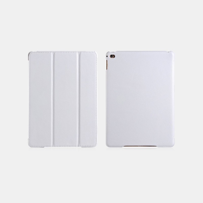 Etui IPad Air 2 En Cuir De Luxe Litchi Blanc