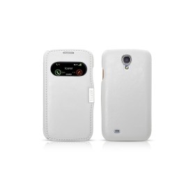 Samsung Galaxy S4 i9500 Etui en cuir de luxe Blanc série Dynamic Et...