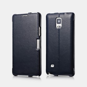 Samsung Galaxy Note 4 Etui en cuir de luxe Vintage Noir Etui i-care...