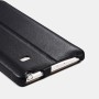 Samsung Galaxy Note 4 Etui en cuir de luxe Vintage Noir