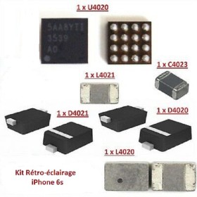 iPhone 6s/6s Plus ensemble kit retro-éclairage réparation carte mère