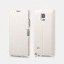 Samsung Galaxy Note 4 Etui en cuir véritable luxury Blanc