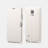 Samsung Galaxy Note 4 Etui en cuir véritable luxury Blanc Etui i-ca...