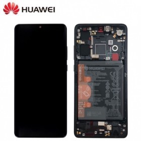 Ecran Complet Noir Huawei P30 (Service Pack)
