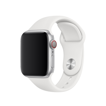 Bracelet Sport Apple Watch 42 mm Blanc  Bracelet pour Apple Watch 4...