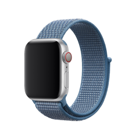Bracelet Boucle Sport Apple Watch 42 mm Bleu  Bracelet pour Apple W...