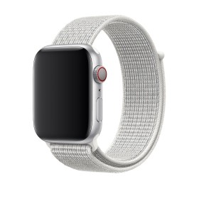 Bracelet Boucle Sport Apple Watch 42 mm Blanc  Bracelet pour Apple ...