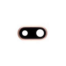 Lentille avec contour Caméra Arrière Or iPhone 8 Plus