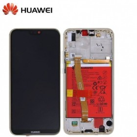 Ecran LCD et vitre tactile assemblés pour Huawei P20 Lite Gold (Ser...