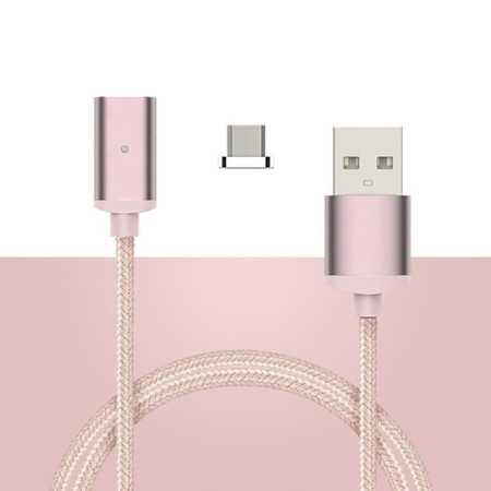 Câble de Charge Magnétique USB Type C 1M Rose