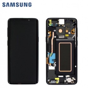 Ecran Complet LCD+Tactile+Châssis Samsung Galaxy S9 G960F Gris Ecra...