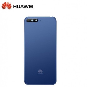 Coque Arrière Bleue Huawei Y6 2018 (Service Pack) Coque Arrière Ble...