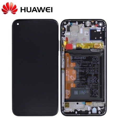 Ecran LCD et vitre tactile assemblés pour Huawei P40 Lite Noir (Ser...
