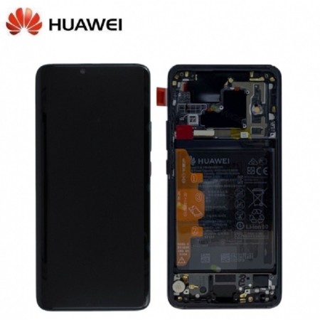 Ecran Complet Noir Huawei Mate 20 Pro (Service Pack) Ecran complet:...