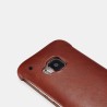 Etui HTC M9 en cuir véritable Vintage Rouge