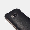 Etui HTC M9 en cuir véritable Litchi pattern Noir Etui i-carer en c...