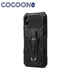 Coque COCOON'in DEFENDER Huawei P40 Lite Noir Coque de protection C...