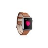 Apple Watch 42 mm bracelet en cuir véritable Luxury Marron Bracelet...