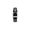 Apple Watch 42 mm bracelet en cuir véritable Luxury Noir