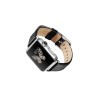 Apple Watch 42 mm bracelet en cuir véritable Luxury Noir Bracelet i...
