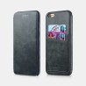 Etui iPhone 6/6s Knight card slot real leather JAZZ Marron Etui i-c...