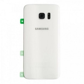 Cache Batterie Vitre Arrière Samsung Galaxy S7 Blanc Cache Batterie...