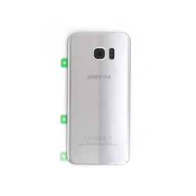 Cache Batterie Vitre Arrière Samsung Galaxy S7 Silver Cache Batteri...