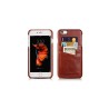 Etui iPhone 6/6s en cuir de luxe Baroque Vintage Marron Etui i-care...