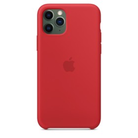 Apple Coque en silicone pour iPhone 11 Pro Rouge Apple Coque en sil...