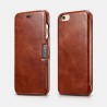 iPhone 6/6S Etui Vintage Side open Rouge