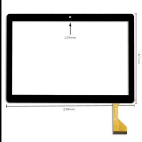 Ecran Tactile Pour Tablet Qere 10.1" Noir
