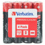 Verbatim Premium Alkaline Piles AAA Lot de 4 1.5V