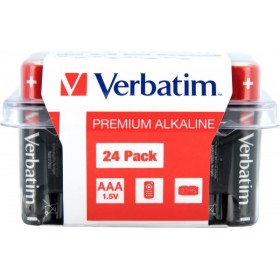 Verbatim Premium Alkaline Piles AAA Lot de 24 1.5V