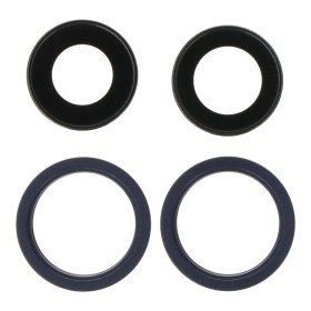 Lentilles Caméra Arriere avec Contour iPhone 13 /13 mini (Noir)