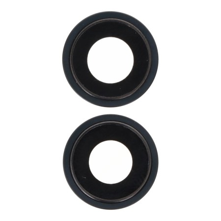 Lentille Caméra Arriere avec Contour iPhone 14 /14 Plus (Noir)