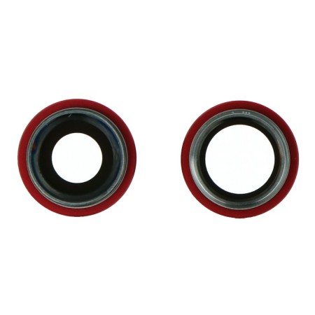 Lentille Caméra Arriere avec Contour iPhone 11 (Rouge)