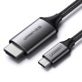 Ugreen Câble HDMI Vers USB Type C 4K 60 Hz 1.5 m Gris