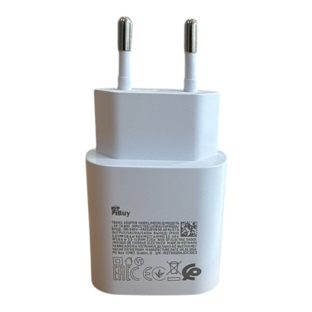 Chargeur Rapide USB-C 25W Blanc