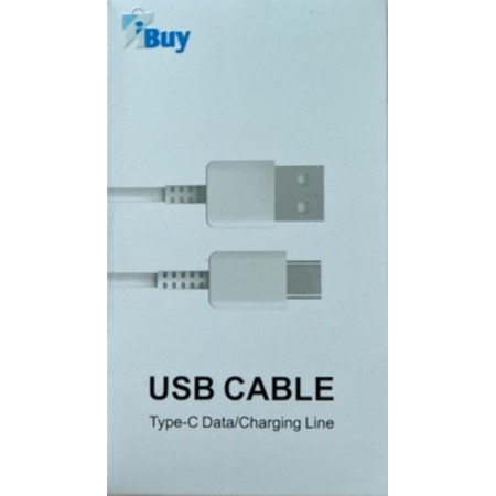 CABLE USB-C Vers USB-A 1 m Blanc