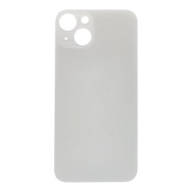 Vitre Arrière Avec Adhésif Pour iPhone 13 6,1" Grand Trou Blanc OEM