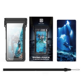 Étui de plongée étanche Redpepper 15 m pour téléphone portable jusq...