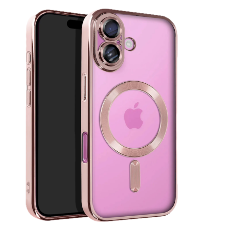 COVERME Coque HALO Magsafe iPhone 16 (Rose Gold)