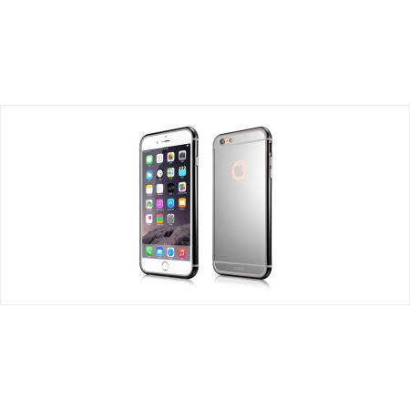 Coque Bumper XOOMZ Mirror Noire pour iPhone 6 Plus/6s Plus