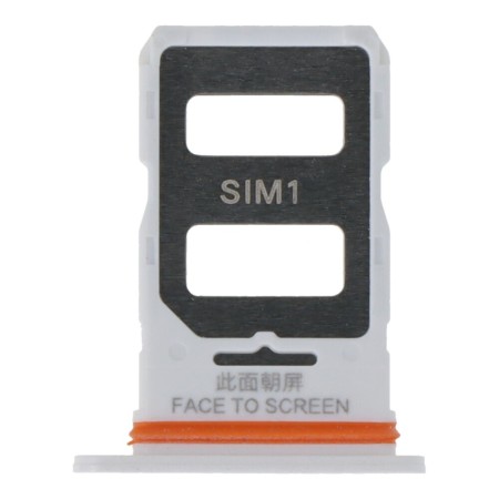 Tiroir SIM Double Xiaomi Poco X6 Blanc (Premium)