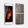 Coque ICARER En Cuir Véritable Snake Leather Blanc pour iPhone 6 Plus/6s Plus