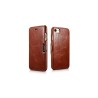 Etui Pour iPhone 7/8/SE 2020 en cuir véritable Vintage Side Open No...