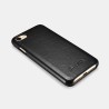 Etui en cuir véritable Luxury Curved Edge Noir iPhone 7/8/SE 2020 E...