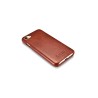 iPhone 7 Plus/8 Plus Etui en cuir véritable Vintage Curved Edge Marron