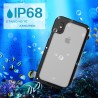 Coque Noire Aluminium Pour iPhone X iPhone XS Redpepper Waterproof