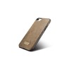 Etui en cuir véritable Fashional Kaki iPhone 7 Plus/8 Plus